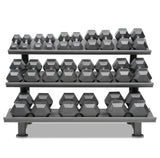 Buy Hexagon Dumbbell Set (5–40 kg, 12 pairs) with Storage Rack - HighPowered Dumbbell Sets - Fitness Online Store