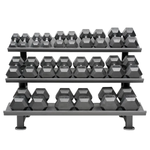 Hexagon Dumbbell Set (Kurzhanteln) 5-40kg (12 Paare) mit Storage Rack kaufen -  HighPowered Kurzhantel Sets  - Fitness Onlineshop