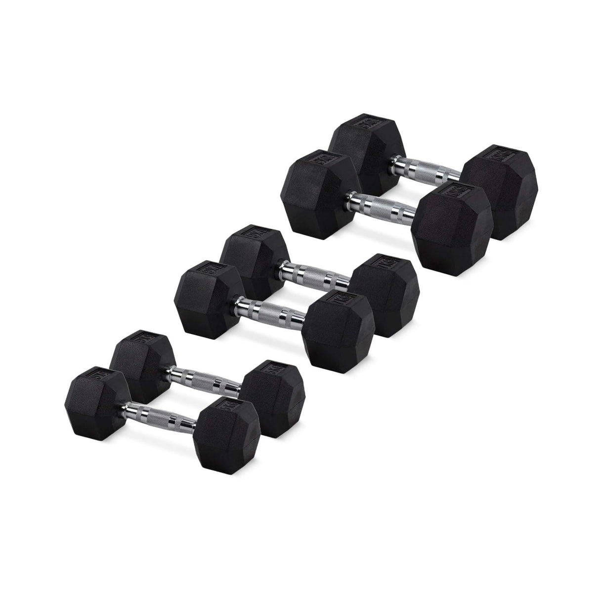 HighPowered Hexagon Dumbbell Set (Kurzhanteln) Beginner (44 kg gesamt) kaufen bei HighPowered.ch