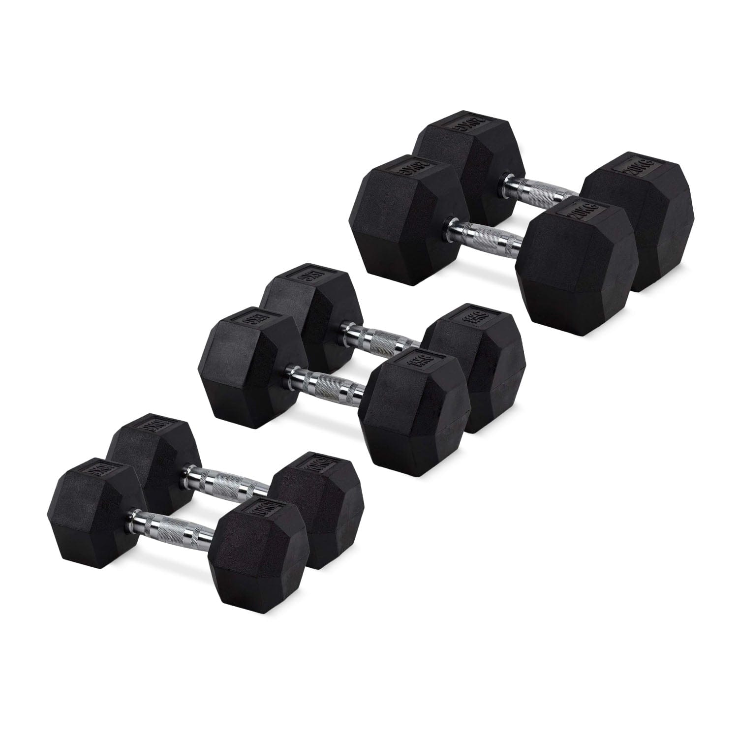 Hexagon Dumbbell Set (dumbbells) kaufen HighPowered Dumbbell