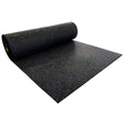 Hochleistungs-Sportboden Rolle 10m2 (10m x 1m x 8mm) - Schwarz-Blau kaufen -  HighPowered Sportboden  - Fitness Onlineshop