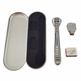 Achetez le kit de râpe à callosités HighPowered avec lime et 10 lames de rechange sur HighPowered.ch