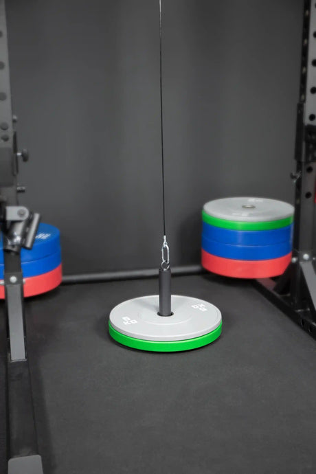 Kabelzugstation für Zuhause (Cable Pulley mit Scheibenhalter und Griffen) kaufen -  HighPowered Kabelzuggeräte  - Fitness Onlineshop