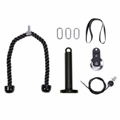 HighPowered Kabelzugstation für Zuhause (Pulley mit Scheibenhalter und Griffen) kaufen bei HighPowered.ch