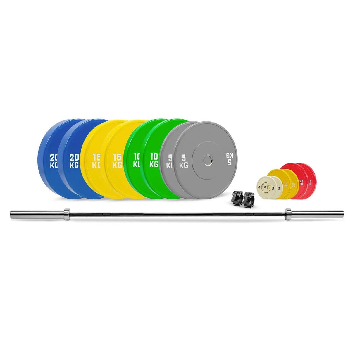 Acquista il set di bilancieri HighPowered Advanced (122,5 - 129 kg) olimpico su HighPowered.ch