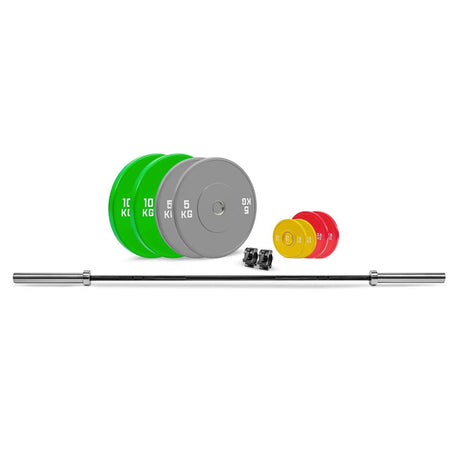 Acheter le kit d'haltères HighPowered Intro (52,5 - 58 kg) de type olympique sur HighPowered.ch