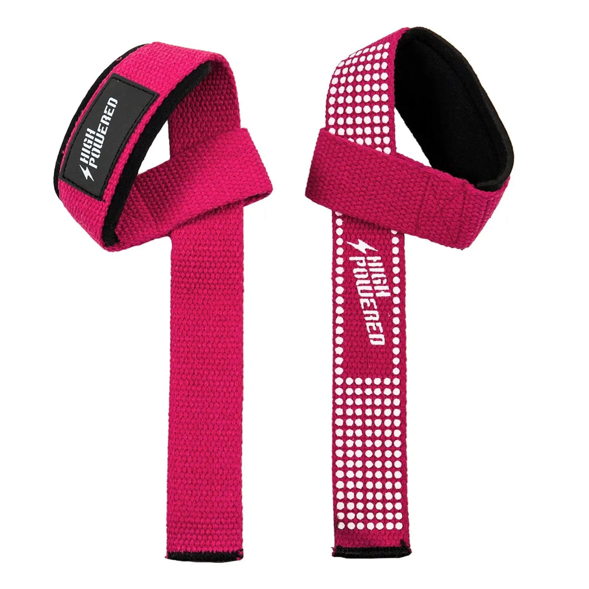 Acheter des sangles de traction (sangles de musculation) roses -  Sangles de traction HighPowered  - Boutique en ligne de fitness