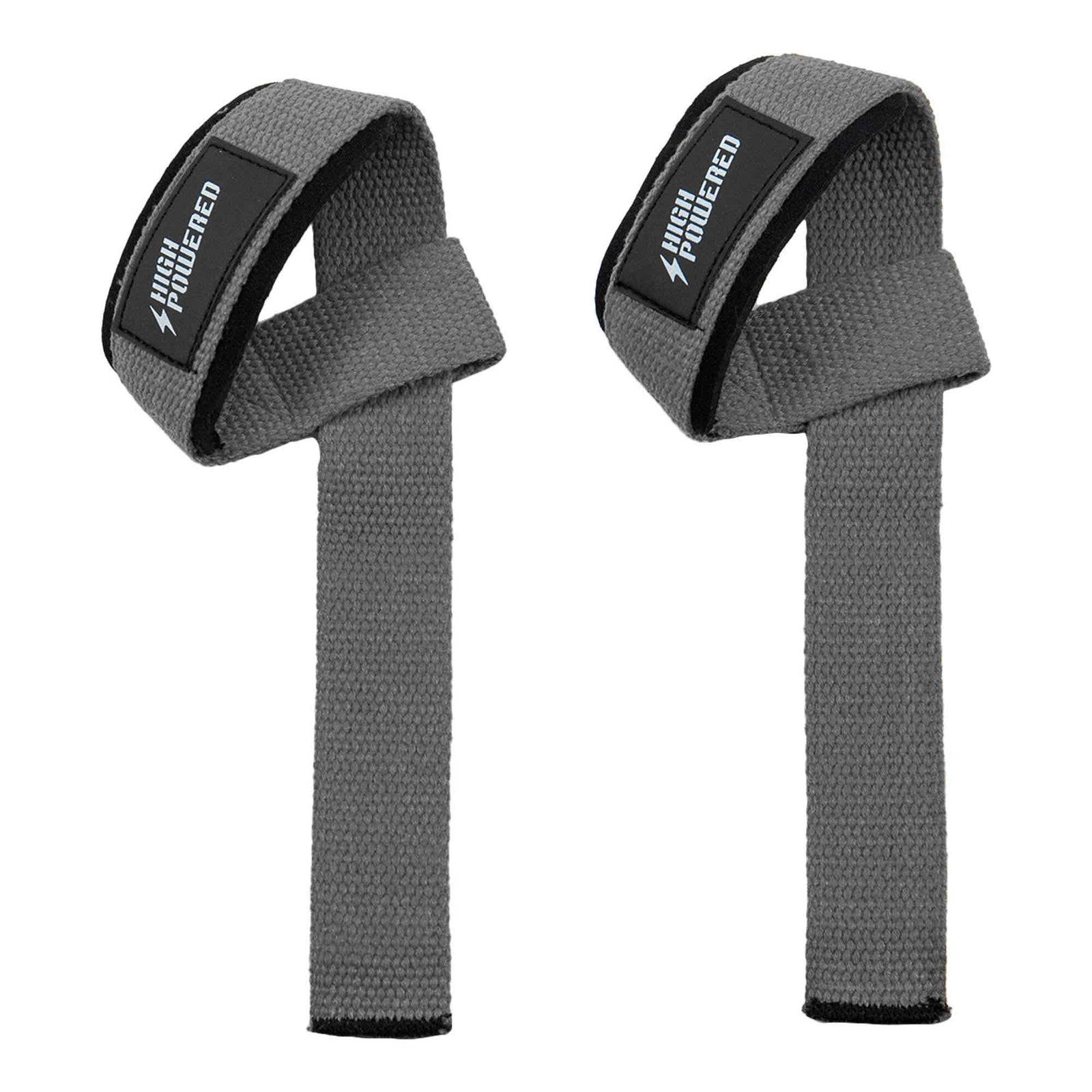 HighPowered Lifting Straps (Gym Zughilfen) Grau kaufen bei HighPowered.ch