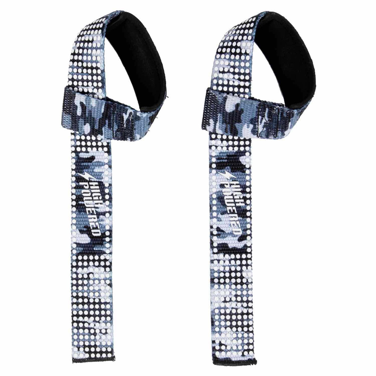 Achetez les sangles de levage HighPowered (accessoires de musculation) motif camouflage sur HighPowered.ch