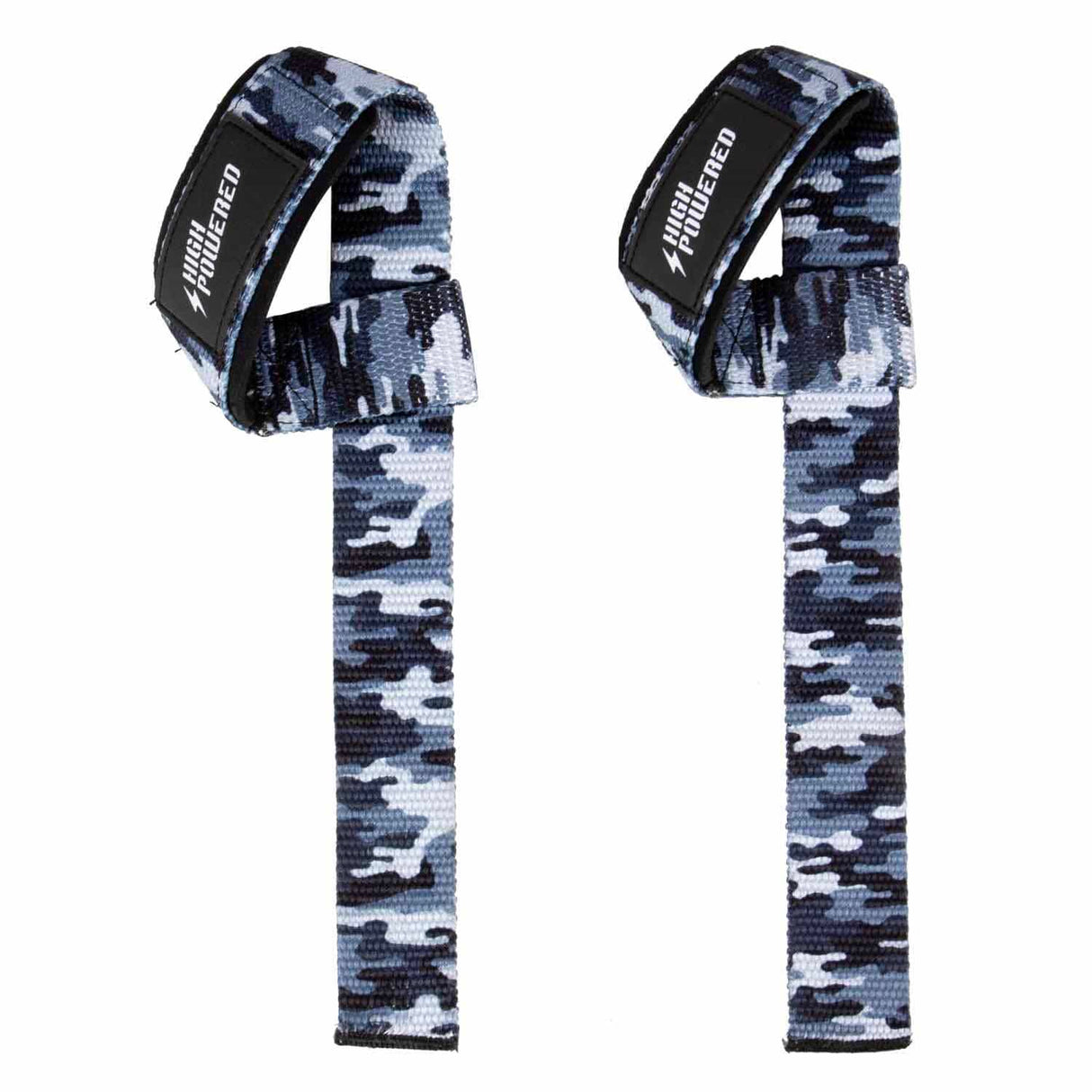 Achetez les sangles de levage HighPowered (accessoires de musculation) motif camouflage sur HighPowered.ch