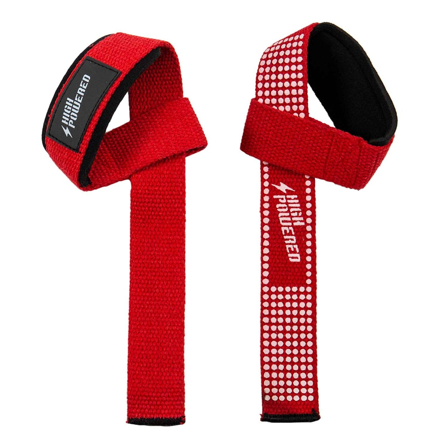 HighPowered Lifting Straps (Gym Zughilfen) Rot kaufen bei HighPowered.ch