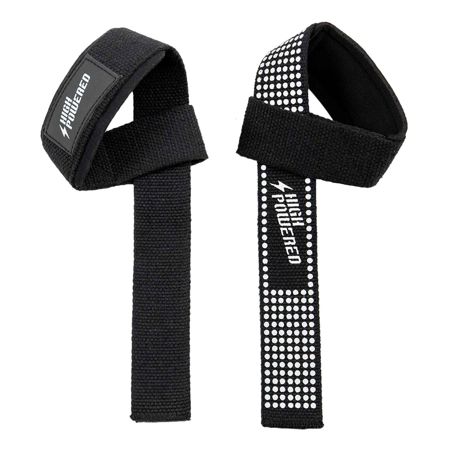 HighPowered Lifting Straps (Gym Zughilfen) Schwarz kaufen bei HighPowered.ch