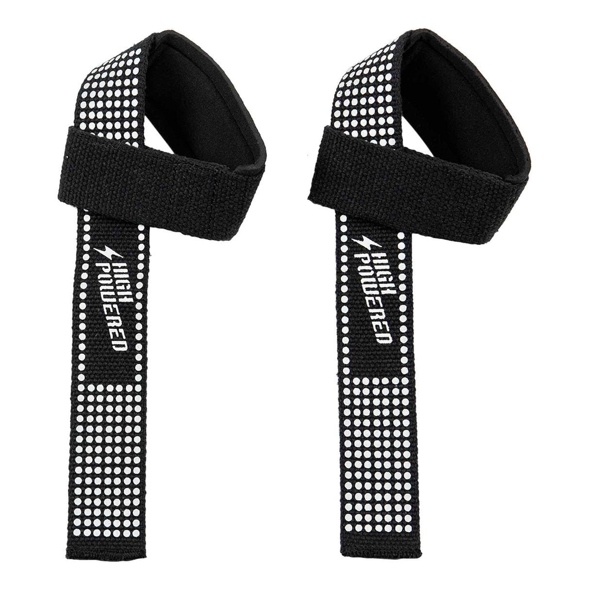 Achetez les sangles de levage HighPowered (accessoires de musculation) noires sur HighPowered.ch