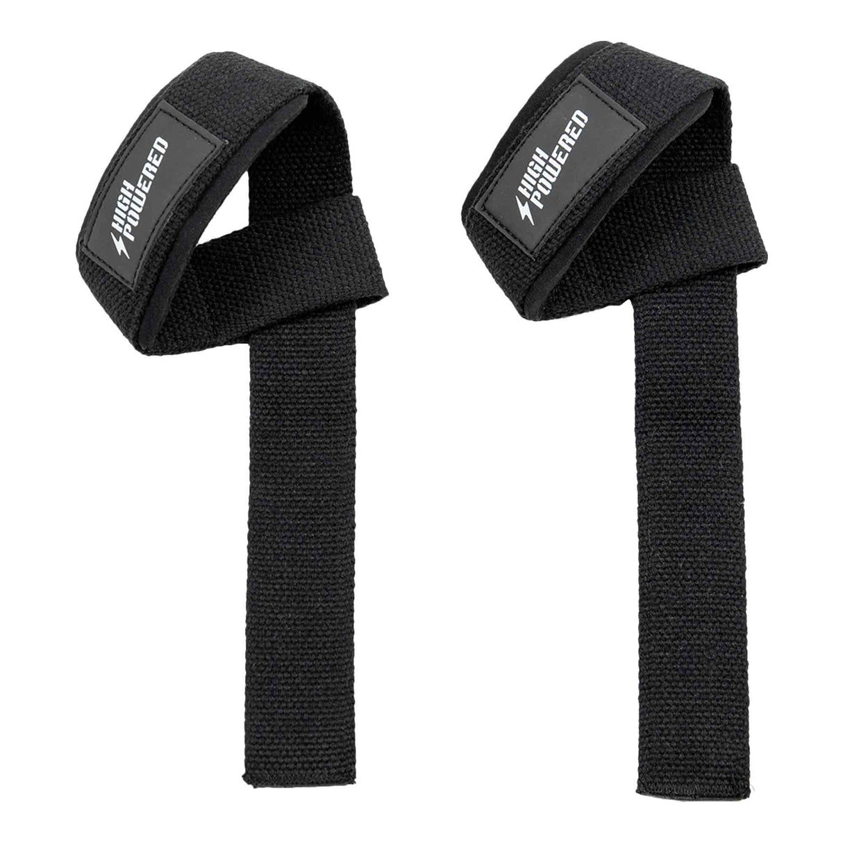 Achetez les sangles de levage HighPowered (accessoires de musculation) noires sur HighPowered.ch