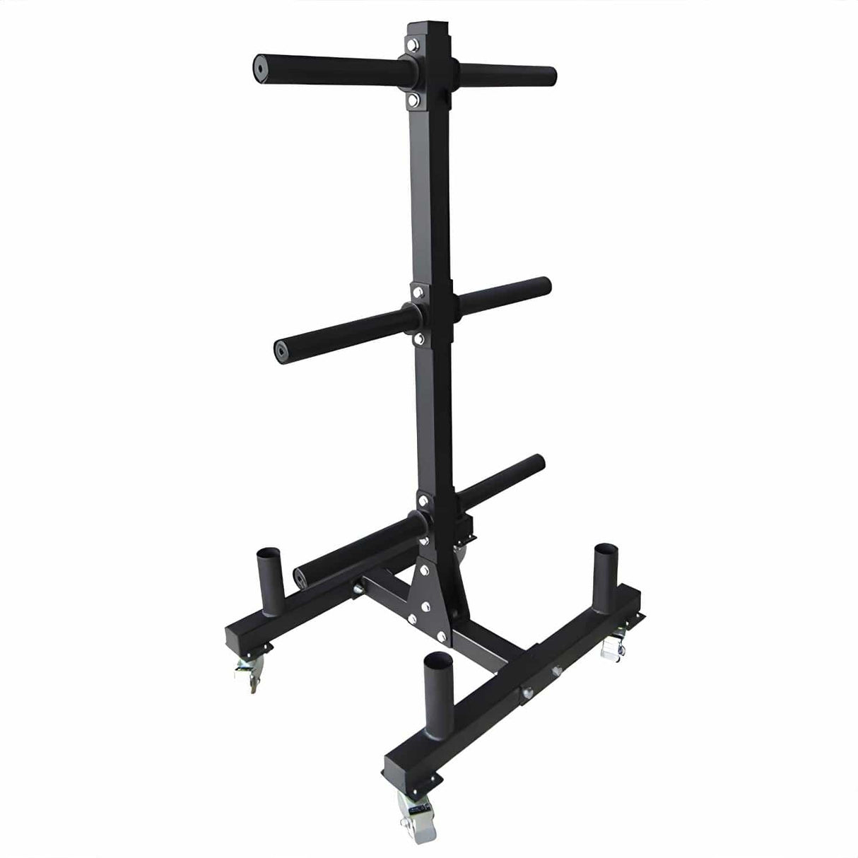 Achetez le support pour disques d'haltères Easy-Roll de HighPowered (avec 4 supports de barres) sur HighPowered.ch