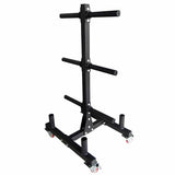 Achetez le support pour disques d'haltères Easy-Roll de HighPowered (avec 4 supports de barres) sur HighPowered.ch