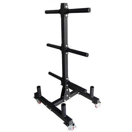 Achetez le support pour disques d'haltères Easy-Roll de HighPowered (avec 4 supports de barres) sur HighPowered.ch