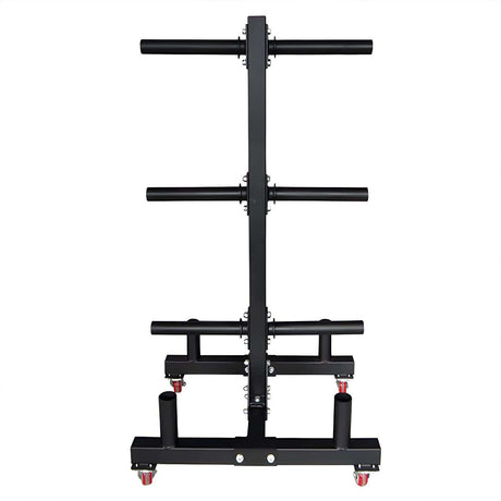 Achetez le support pour disques d'haltères Easy-Roll de HighPowered (avec 4 supports de barres) sur HighPowered.ch