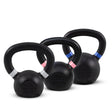 Acquista il set di kettlebell verniciati a polvere per principianti (3 kettlebell da 4-12 kg) -  Set di kettlebell HighPowered  - Negozio online di fitness