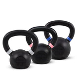 Acquista il set di kettlebell verniciati a polvere per principianti (3 kettlebell da 4-12 kg) -  Set di kettlebell HighPowered  - Negozio online di fitness