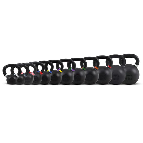 Acheter un ensemble complet de kettlebells avec revêtement en poudre (12 kettlebells de 4 à 40 kg) -  Ensembles de kettlebells HighPowered  - Boutique en ligne de fitness