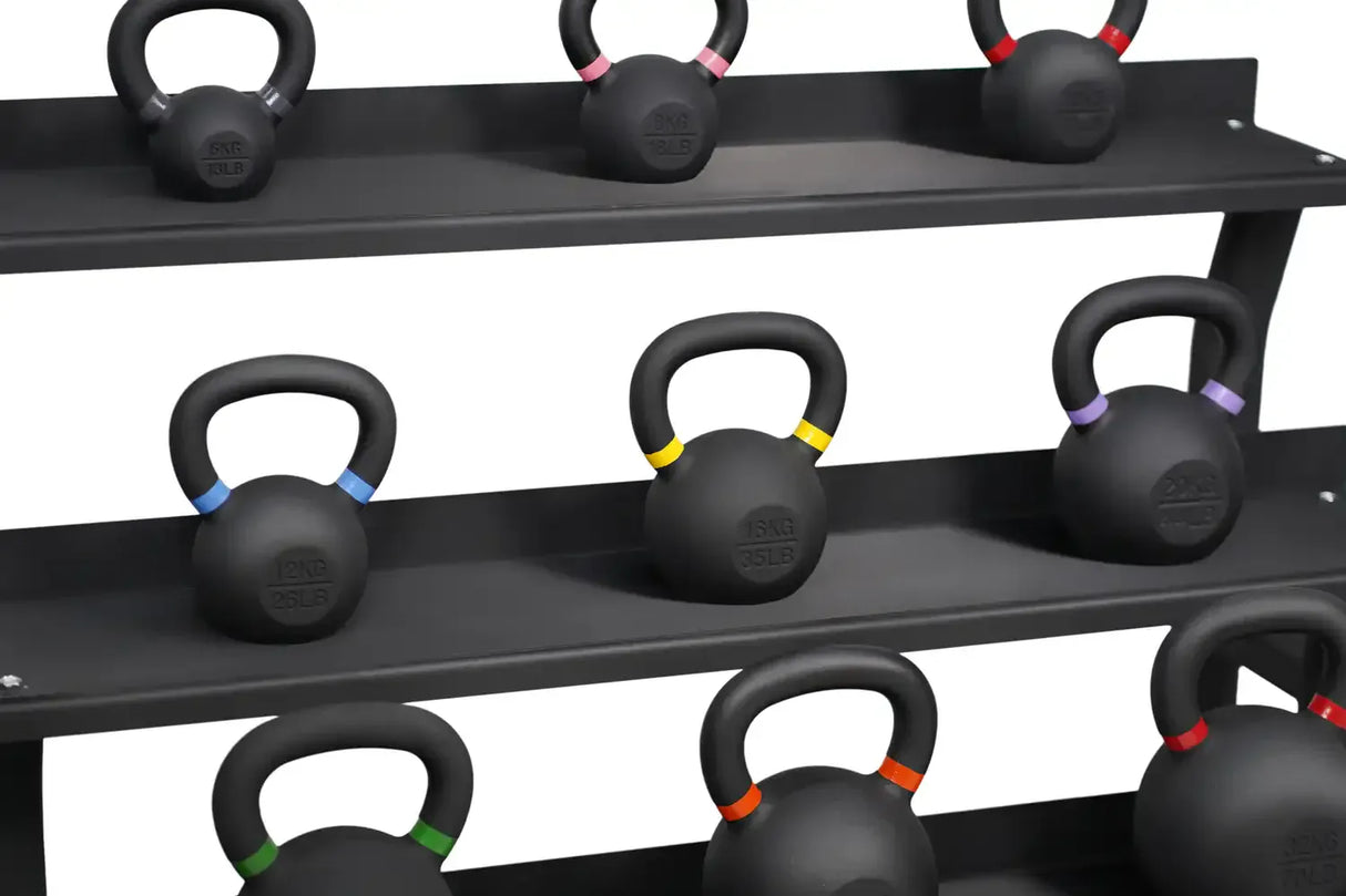 Acheter un ensemble de kettlebells à revêtement poudré - Ensembles de kettlebells HighPowered - Boutique en ligne de fitness