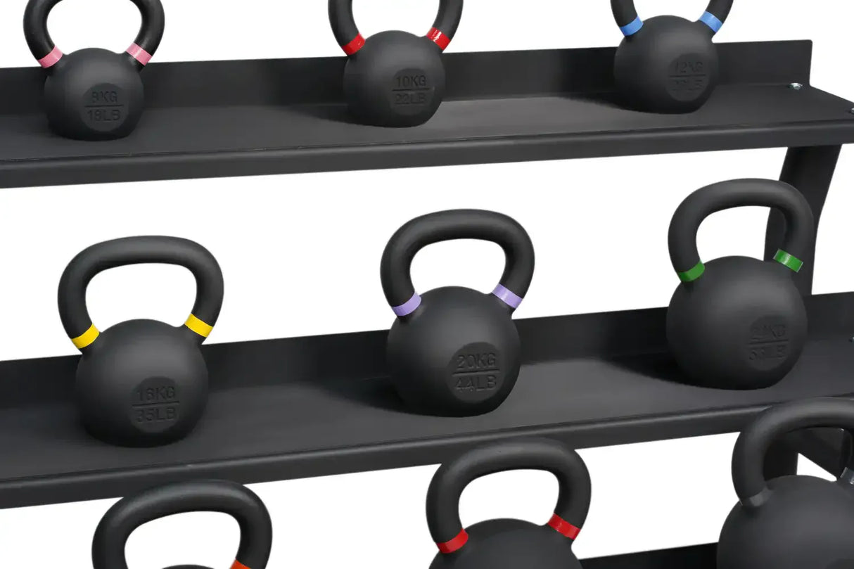 Acheter un ensemble de kettlebells à revêtement poudré - Ensembles de kettlebells HighPowered - Boutique en ligne de fitness
