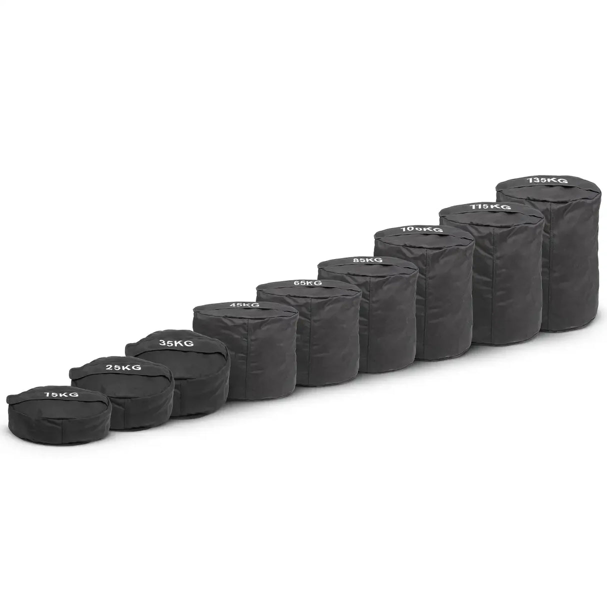 Strongman Sandbag Sets Complete (9 Sandbags 15-135kg) kaufen -  HighPowered Sandsack Sets  - Fitness Onlineshop