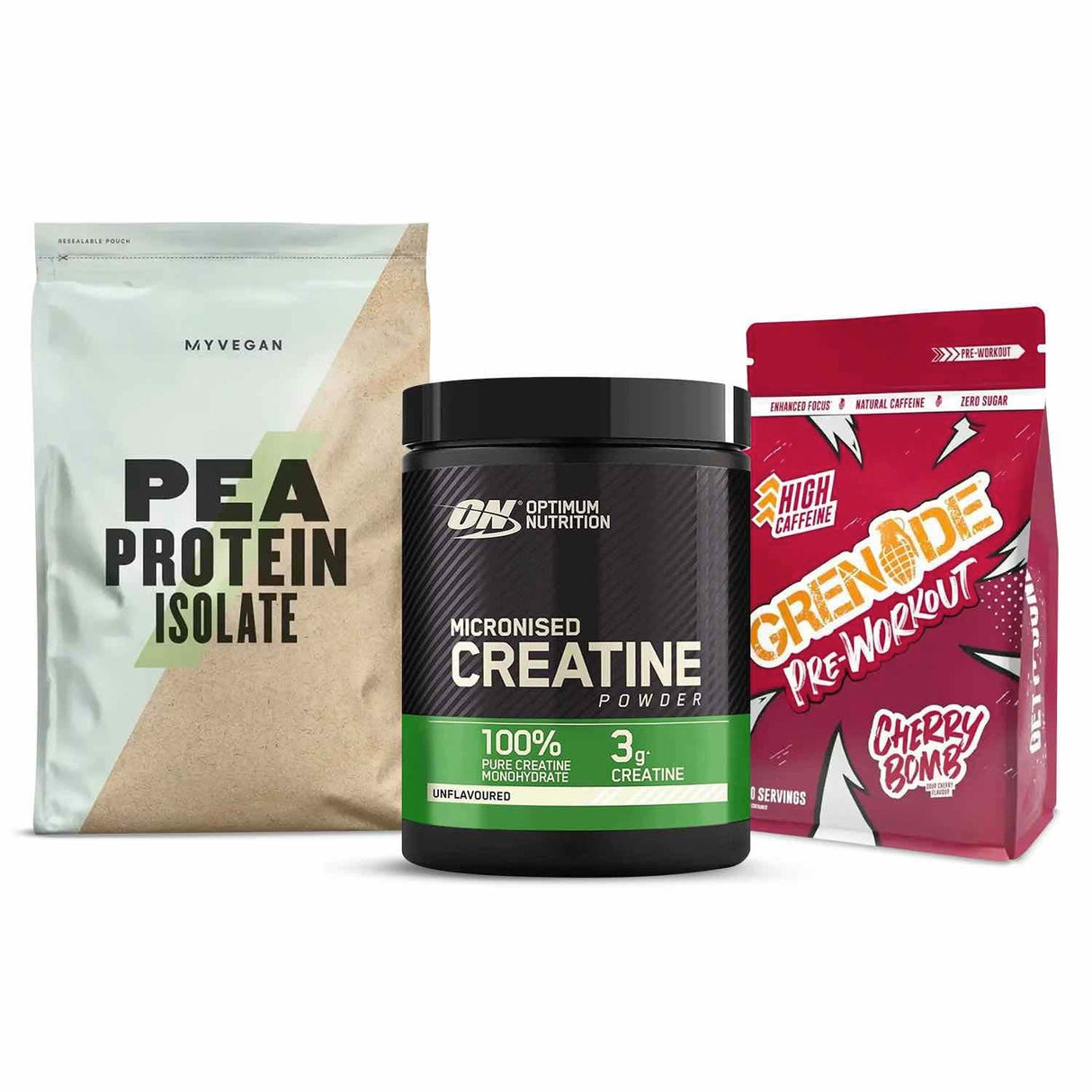 HighPowered Vegan Strength Pack Unflavored Cherry Bomb kaufen bei HighPowered.ch