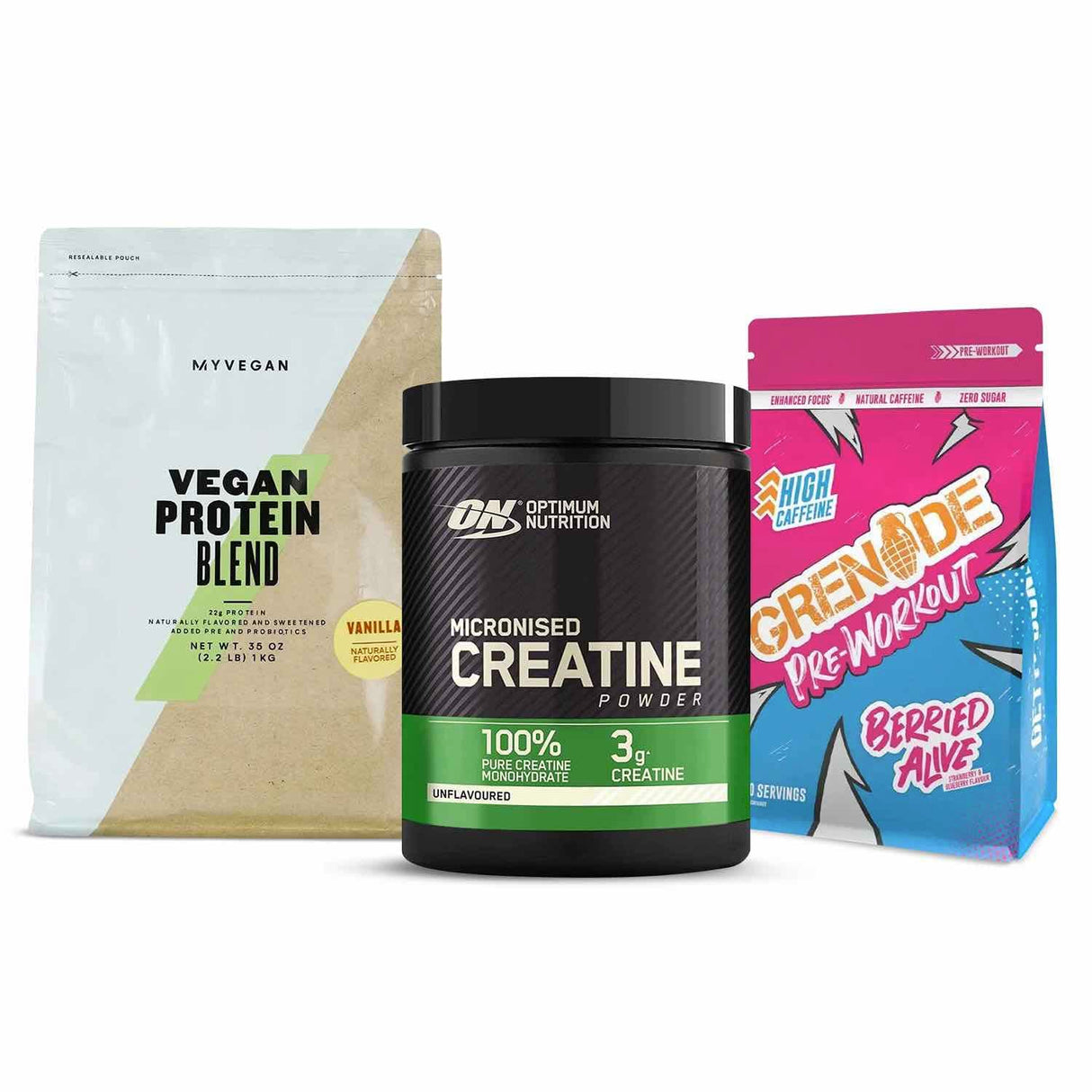 HighPowered Vegan Strength Pack Vanilla Berried Alive kaufen bei HighPowered.ch