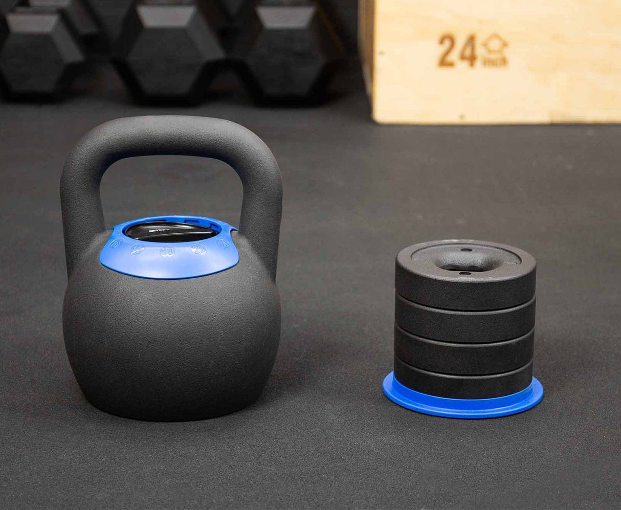 Acheter des kettlebells réglables (avec revêtement poudré) -  HighPowered Kettlebells  - Boutique en ligne de fitness