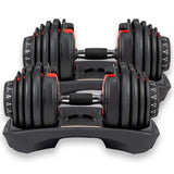 Acheter un ensemble d'haltères réglables de 2,5 à 24 kg (paire) - Ensembles d'haltères réglables HighPowered - Boutique en ligne de fitness