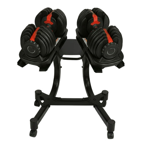 Acheter un ensemble d'haltères réglables avec support (2,5-24 kg) - Ensembles d'haltères réglables HighPowered - Boutique en ligne de fitness