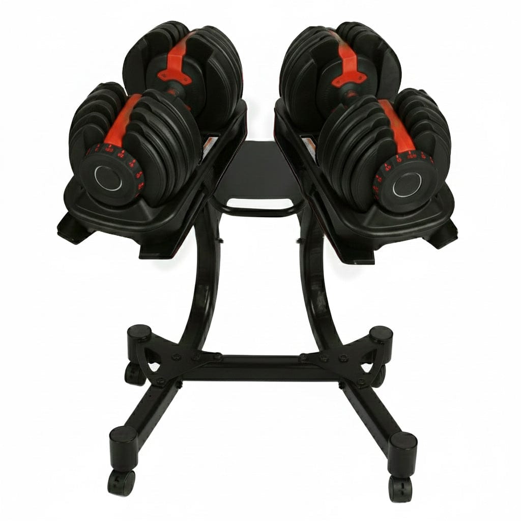 Acheter un ensemble d'haltères réglables avec support (5-40 kg) - Ensembles d'haltères réglables HighPowered - Boutique en ligne de fitness