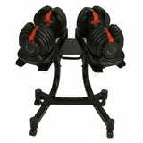 Acheter un ensemble d'haltères réglables avec support (5-40 kg) - Ensembles d'haltères réglables HighPowered - Boutique en ligne de fitness