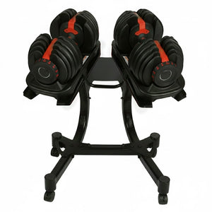 Verstellbare Kurzhanteln Set mit Ständer 5-40kg kaufen -  HighPowered Verstellbare Hanteln Sets  - Fitness Onlineshop