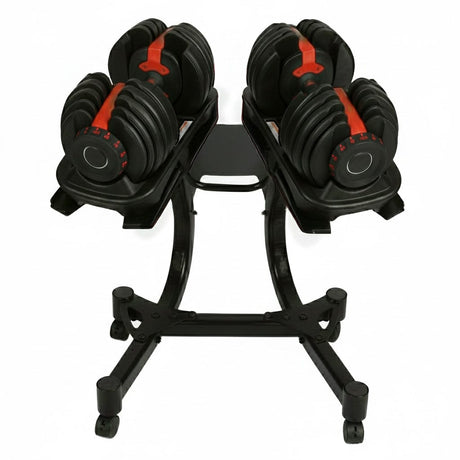 Acheter un ensemble d'haltères réglables avec support (5-40 kg) - Ensembles d'haltères réglables HighPowered - Boutique en ligne de fitness