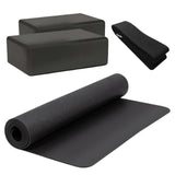Buy the HighPowered Yoga Set (1 yoga mat, 2 blocks, 1 strap) in black at HighPowered.ch