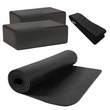 Buy the HighPowered Fitness and Yoga Set (1 mat, 2 blocks, 1 strap) in black at HighPowered.ch