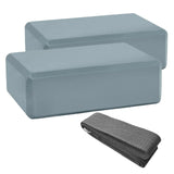 Acheter le kit de yoga HighPowered (2 blocs, 1 sangle) gris sur HighPowered.ch