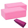Acheter le kit de yoga HighPowered (2 blocs, 1 sangle) rose sur HighPowered.ch