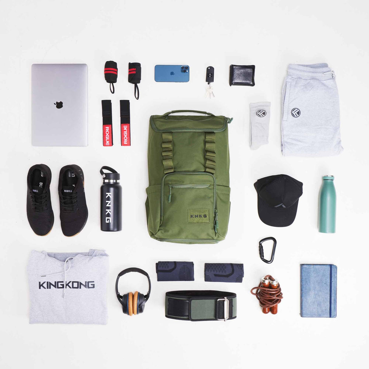 Buy the King Kong Bags King Kong CORE Backpack (Green, 25L) at HighPowered.ch