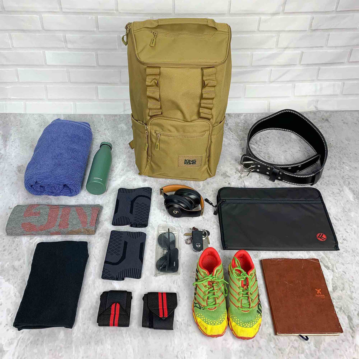 Buy the King Kong Bags King Kong CORE Backpack Sand 33L at HighPowered.ch