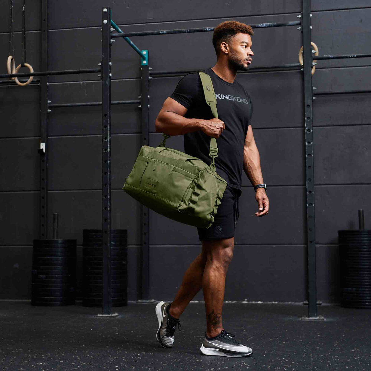 Buy the King Kong Bags King Kong CORE35 Duffle Bag (35L) in Green at HighPowered.ch