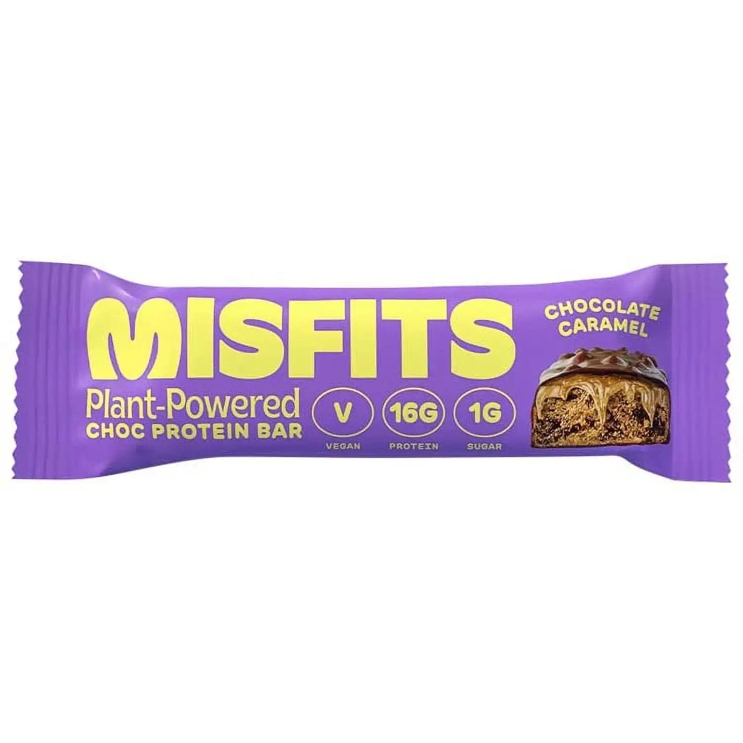 Misfits Misfits Vegan Protein Bar 45 g Chocolate Caramel kaufen bei HighPowered.ch