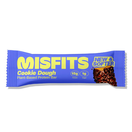 Acheter la barre protéinée végétalienne Misfits Misfits Cookie Dough 50 g sur HighPowered.ch