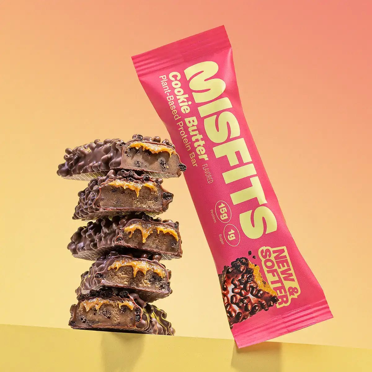 Buy Misfits Misfits Vegan Protein Bar 50 g Cookie Butter at HighPowered.ch