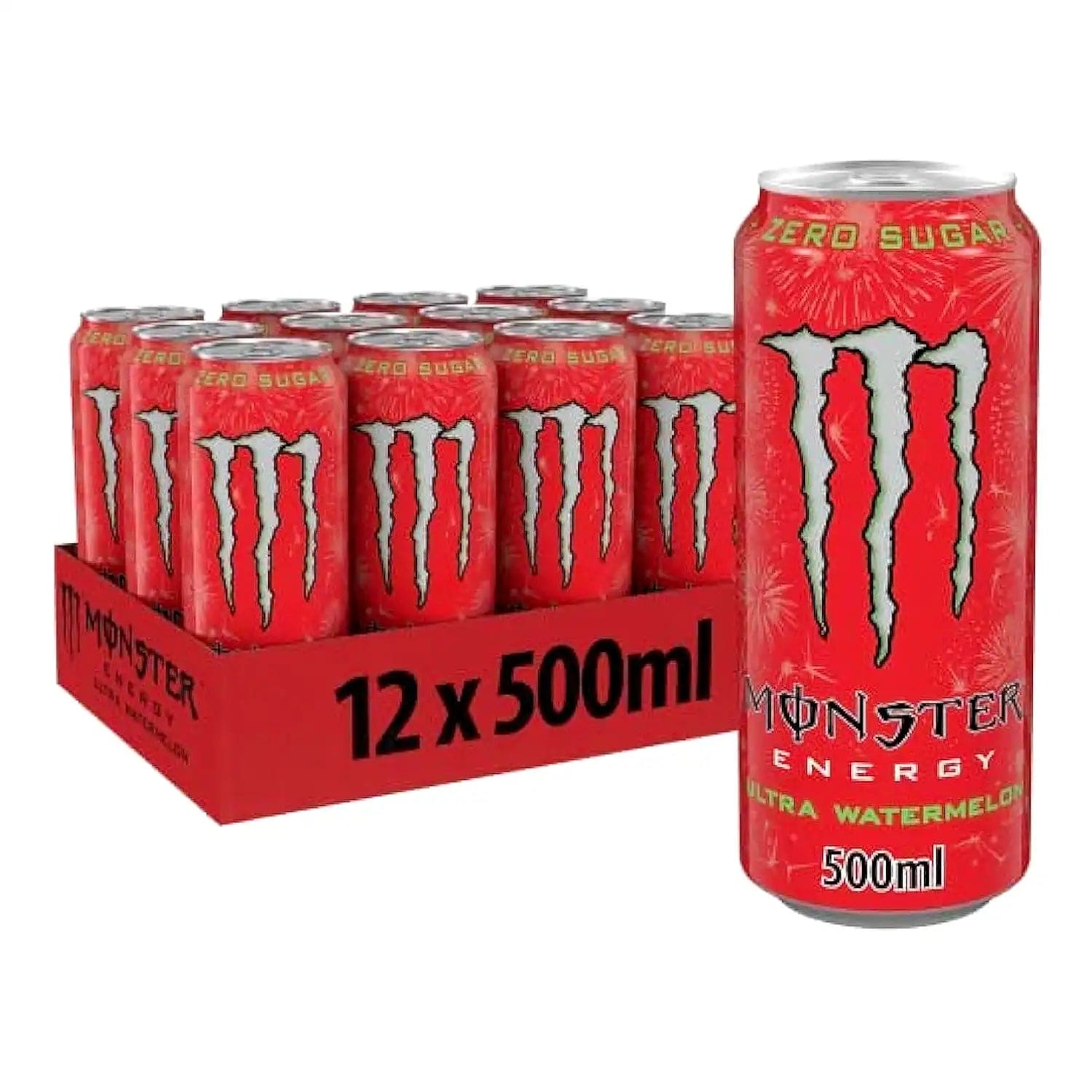 Monster Energy Monster Ultra Energy Drink (Zero Sugar) 12 x 500 ml Pink (Watermelon) kaufen bei HighPowered.ch