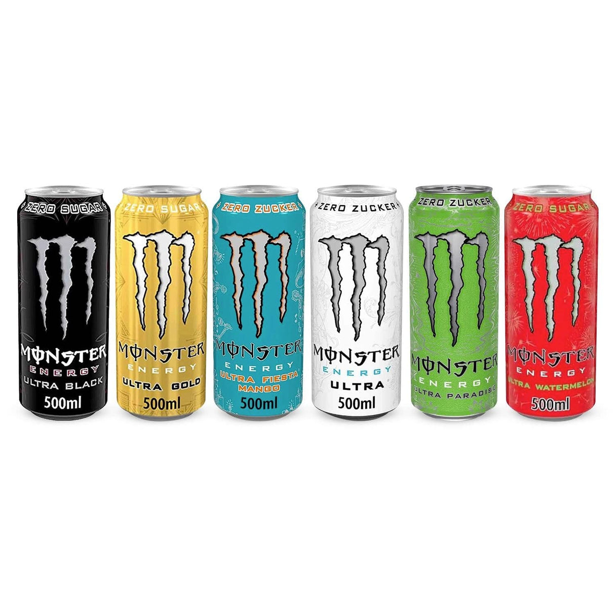Monster Energy Monster Ultra Energy Drink (Zero Sugar) 500 ml Probierpaket kaufen bei HighPowered.ch