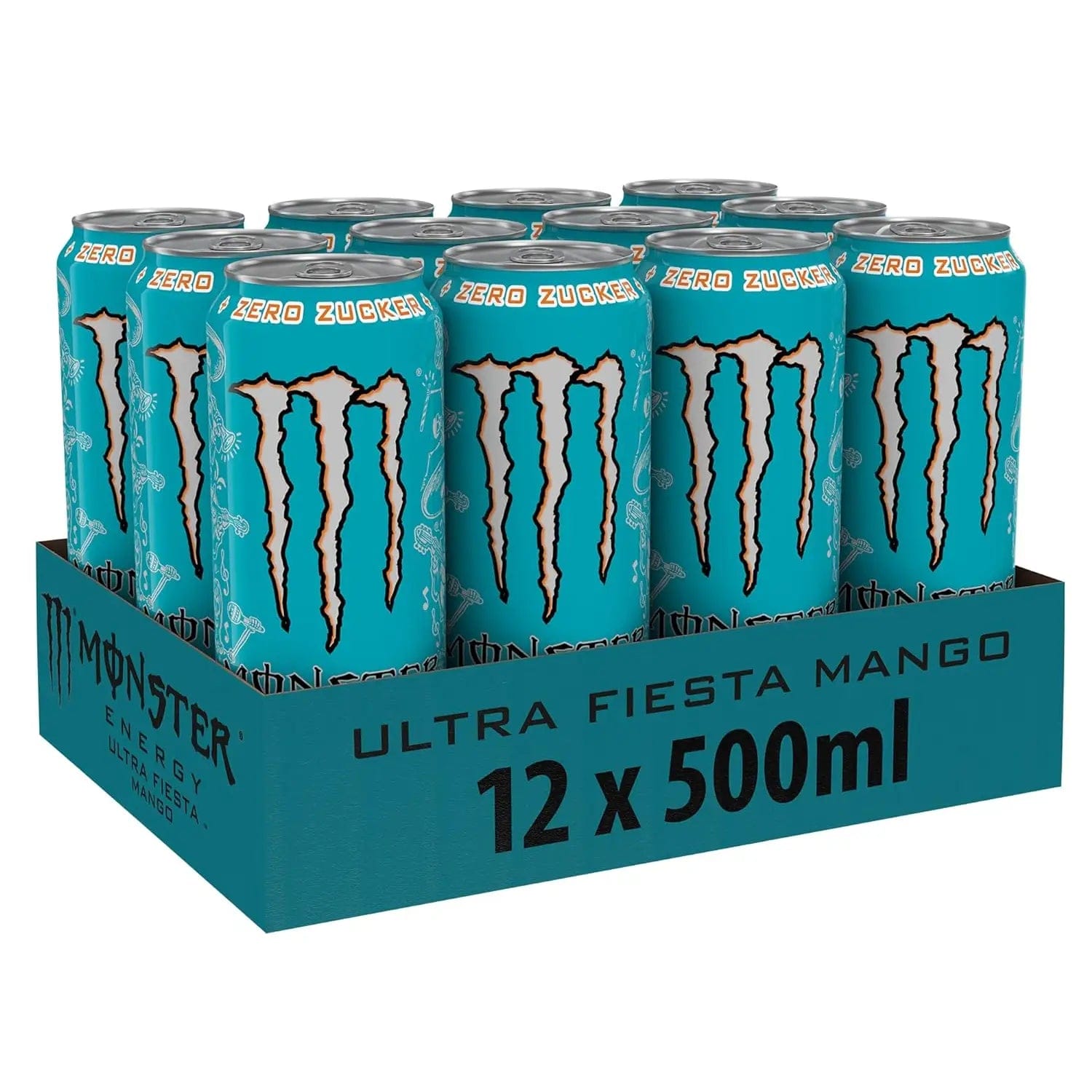 Monster Energy Monster Ultra Energy Drink (Zero Sugar) 12 x 500 ml Teal (Fiesta) kaufen bei HighPowered.ch